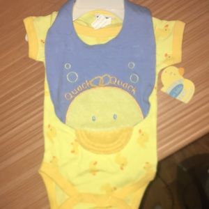 the cutest set! a bid and a matching bodysuit set
